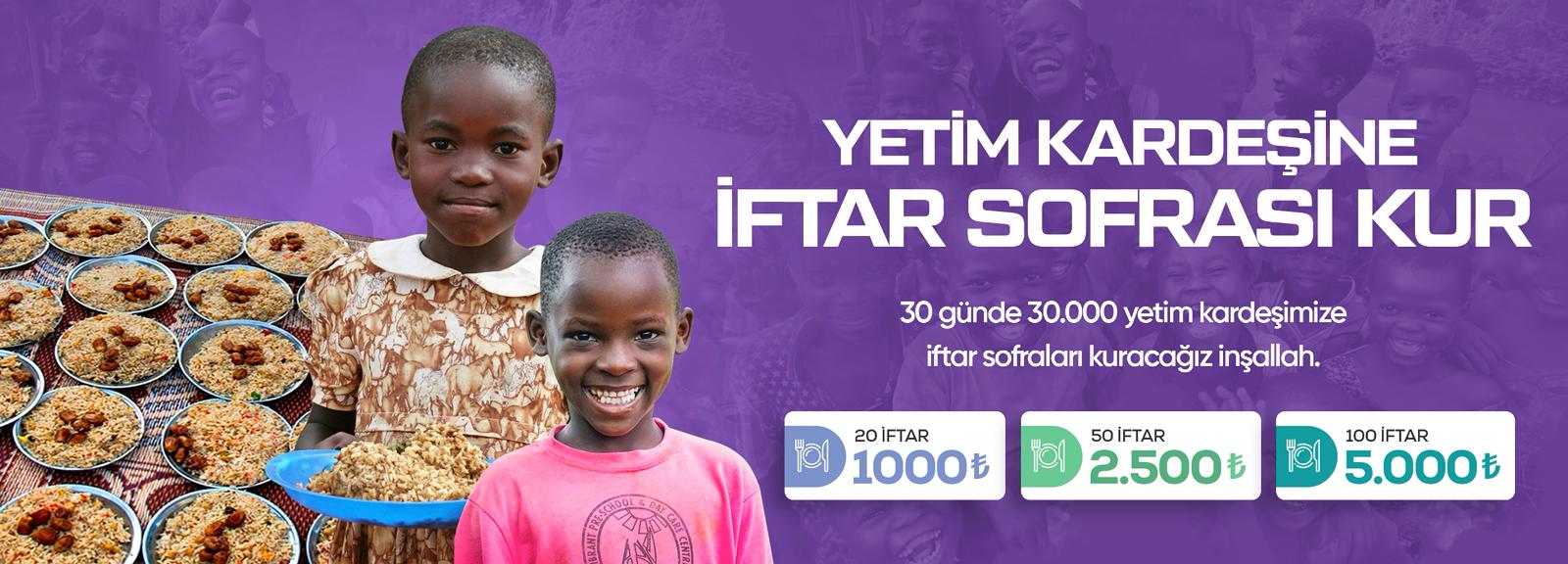 Yetim Kardeşine iftar Sofrası Kur